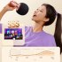 Wireless Microphone Portable Noise Reduction Mic with Intelligent Power Digital Display DSP Reverb Technology Black