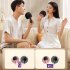 Wireless Microphone Portable Noise Reduction Mic with Intelligent Power Digital Display DSP Reverb Technology Black