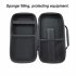 Wireless Microphone Storage Bag Portable Hard EVA Case Carrying Bag For Travelling Camping Business Trip black