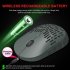 Wireless Mouse 2 4G Single Mode Charging Silent Ergonomic Computer Mouse for PC Laptop gray
