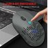 Wireless Mouse 2 4G Single Mode Charging Silent Ergonomic Computer Mouse for PC Laptop black