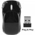 Wireless Mouse 2 4GHz 1600 DPI Wireless Sport Car Shaped Mice With USB Receiver For PC Laptop Home Computer blue