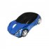 Wireless Mouse 2 4GHz 1600 DPI Wireless Sport Car Shaped Mice With USB Receiver For PC Laptop Home Computer blue