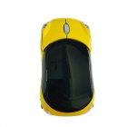 Wireless Mouse 2.4GHz 1600 DPI Wireless Sport Car Shaped Mice With USB Receiver For PC Laptop Home Computer yellow