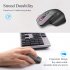 Wireless Mouse 4800DPI 2 4GHz Wireless Mouse Ergonomic Gaming Mouse Silent Click Cordless Mice High Precision For PC Laptop black