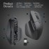 Wireless Mouse 4800DPI 2 4GHz Wireless Mouse Ergonomic Gaming Mouse Silent Click Cordless Mice High Precision For PC Laptop black