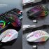 Wireless Mouse  Lighting Ergonomic Wireless Mouse  2 4GHz USB Cordless Mouse  1600DPI 500MAH Rechargeable Wireless Mouse For Computer Laptop PC black