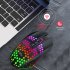 Wireless Mouse  Lighting Ergonomic Wireless Mouse  2 4GHz USB Cordless Mouse  1600DPI 500MAH Rechargeable Wireless Mouse For Computer Laptop PC black