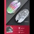 Wireless Mouse  Lighting Ergonomic Wireless Mouse  2 4GHz USB Cordless Mouse  1600DPI 500MAH Rechargeable Wireless Mouse For Computer Laptop PC black