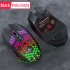 Wireless Mouse  Lighting Ergonomic Wireless Mouse  2 4GHz USB Cordless Mouse  1600DPI 500MAH Rechargeable Wireless Mouse For Computer Laptop PC black