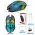 Wireless Mouse  Lighting Ergonomic Wireless Mouse  2 4GHz USB Cordless Mouse  1600DPI 500MAH Rechargeable Wireless Mouse For Computer Laptop PC black