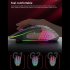 Wireless Mouse  Lighting Ergonomic Wireless Mouse  2 4GHz USB Cordless Mouse  1600DPI 500MAH Rechargeable Wireless Mouse For Computer Laptop PC black