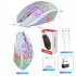 Wireless Mouse  Lighting Ergonomic Wireless Mouse  2 4GHz USB Cordless Mouse  1600DPI 500MAH Rechargeable Wireless Mouse For Computer Laptop PC black