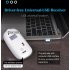 Wireless Mouse Rechargeable Wireless Bluetooth Dual mode Mouse Laptop Games Ultra thin Silent Mouse Silver wireless   Bluetooth version