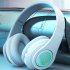 Wireless Noise Canceling Headset Lighting Stereo Headphones Over Ear Gaming Headphones For Computer Smart Phones red black