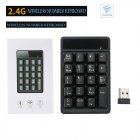 Wireless  Numeric  Keyboard Mechanical Touch Feel Financial Banking Machine Equipment Customized Small Keyboard 2.4G wireless version