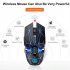 Wireless Optical 2 4g Usb Gaming  Mouse 1600dpi 7 Color Led Backlit Rechargeable Silent Mice For Pc Laptop White colorful charging type
