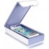 Wireless Phone Charger Ultraviolet Sterilization Box Antibacterial Mini Phone Mask Teethbrush Disinfection Case white