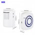 Wireless Plug in Receiver Motion Sensor Alarm Home Security Doorbell Alarm System For Driveways Sidewalks US plug