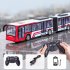 Wireless Remote Control Bus with Light Simulation Electric Large Double decker Bus Red Double Decker Bus
