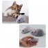 Wireless Remote Control Rat Toy Simulation Infrared Electronic Mouse Model for Cat Dog Scary Trick Toys Gray