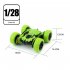 Wireless Remote Control Electric Rechargeable Stunt Car Toy Green