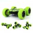 Wireless Remote Control Electric Rechargeable Stunt Car Toy Green