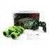 Wireless Remote Control Electric Rechargeable Stunt Car Toy Green
