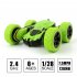 Wireless Remote Control Electric Rechargeable Stunt Car Toy Green