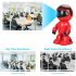 Wireless Robot IP Camera and baby monitor with pan and tilt functions has two way audio that can be used and monitored through an Android or iOS phone app