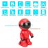 Wireless Robot IP Camera and baby monitor with pan and tilt functions has two way audio that can be used and monitored through an Android or iOS phone app