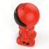 Wireless Robot IP Camera and baby monitor with pan and tilt functions has two way audio that can be used and monitored through an Android or iOS phone app