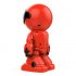 Wireless Robot IP Camera and baby monitor with pan and tilt functions has two way audio that can be used and monitored through an Android or iOS phone app
