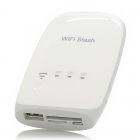 Wireless SD Card Reader with Built in Powerbank  Works with Android  iOS and PC   Access the data from your micro SD card or SD card wirelessly from any device