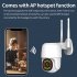Wireless Security Camera 1080p Wifi Ptz Dome System 2 Way Audio Pan Cam Waterproof Camera For Outdoor Indoor AU Plug