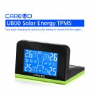 Wireless Solar Power Tire Pressure Temperature Alarm TPMS Real time Monitoring Tire Pressure System   Built In