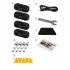 Wireless Solar Power Tire Pressure Temperature Alarm TPMS Real time Monitoring Tire Pressure System   Built In