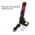 Wireless Soldering Iron 1800mah Rechargeable Portable Soldering Tool With Touch Sensor For Outdoor Electronic Repair Standard  without adapter 