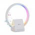 Wireless Speaker with Charging Station Phone Holder Night Light Buttons Control Smart Sound Machine White Bt 256