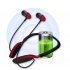 Wireless Sports Bluetooth Earphone Hanging Neck Card Stereo Sports Bluetooth Headset Golden