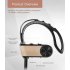 Wireless Sports Bluetooth Headset Earphone HD Stereo Beats Sound Quality   Champagne gold