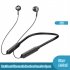 Wireless  Sports  Headphones Hanging Neck High definition Sound Bluetooth compatible Earphone Gb04 For Jogging Cycling Exercising Exercising Traveling black