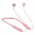 Wireless  Sports  Headphones Hanging Neck High definition Sound Bluetooth compatible Earphone Gb04 For Jogging Cycling Exercising Exercising Traveling White