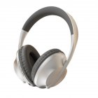 Wireless Stereo Headset Noise Canceling Headset Gaming Headphones HiFi Sound Earphones For Students Men Women silver