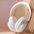 Wireless Stereo Headset Noise Canceling Headset Gaming Headphones HiFi Sound Earphones For Students Men Women pink