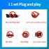 Wireless Surveillance Camera  Night Vision Motion Detection Wifi Security Camcorder For Indoor Outdoor White EU Plug