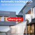 Wireless Surveillance Camera  Night Vision Motion Detection Wifi Security Camcorder For Indoor Outdoor White EU Plug