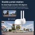 Wireless Surveillance Camera  Night Vision Motion Detection Wifi Security Camcorder For Indoor Outdoor White EU Plug