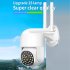Wireless Surveillance Camera  Night Vision Motion Detection Wifi Security Camcorder For Indoor Outdoor White EU Plug
