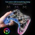 Wireless Transparent RGB Video Gamepads Game Controller Joystick STK 7039RG Compatible For Switch Pro Windows 7 8 10 And PC Steam transparent white